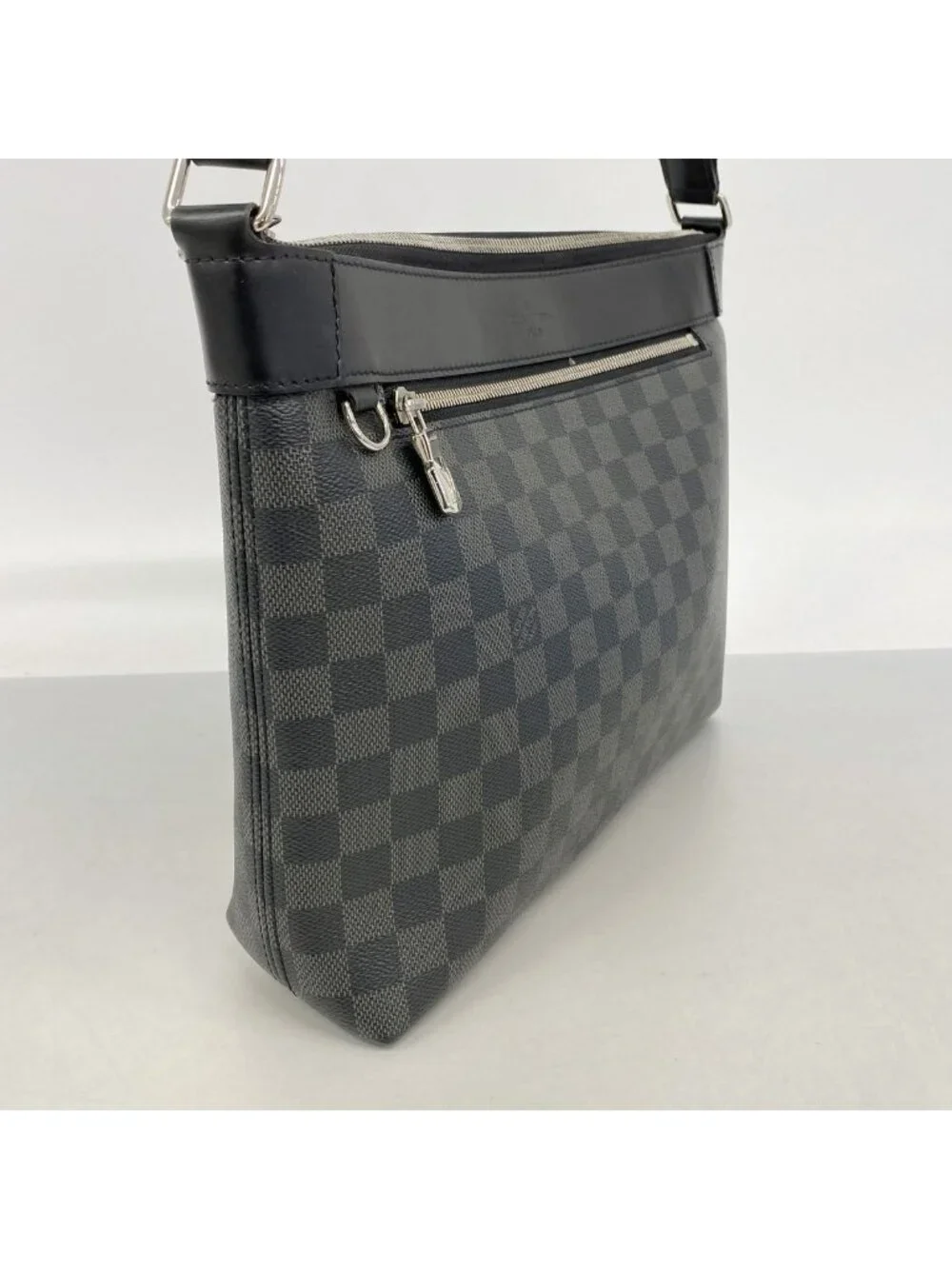 Louis Vuitton Shoulder Bag Damier Graphite Mick PM Black